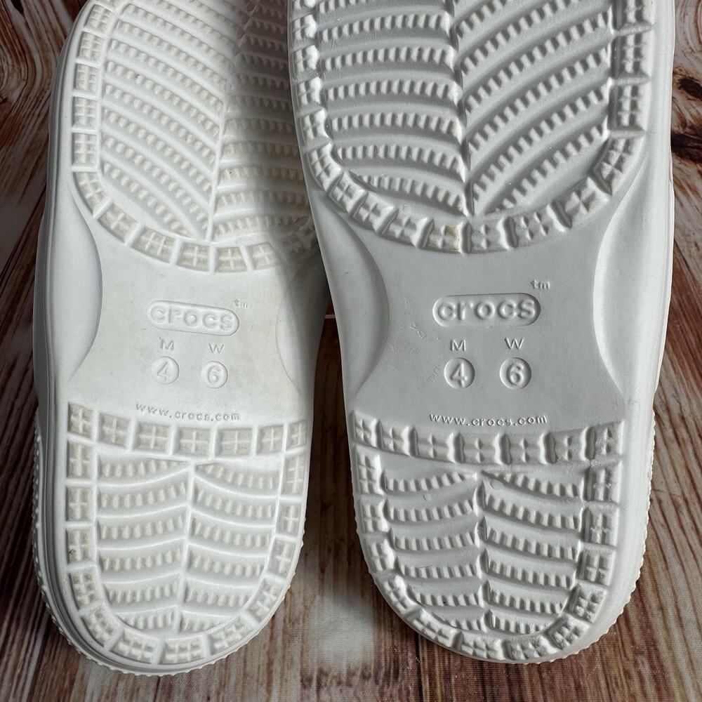 Crocs CLASSIC SPRAY DYE Womens Size 6 Double Two Strap Sandals Slides Shoes - Picture 9 of 10